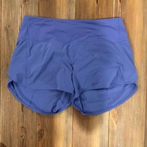 Lululemon running shorts, blue size 10. CA 35801 RN 106259